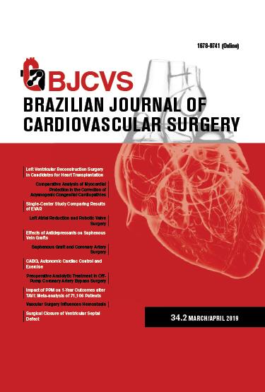 Brazilian Journal of Cardiovascular Surgery 28.4 by Revista Brasileira de  Cirurgia Cardiovascular - Issuu